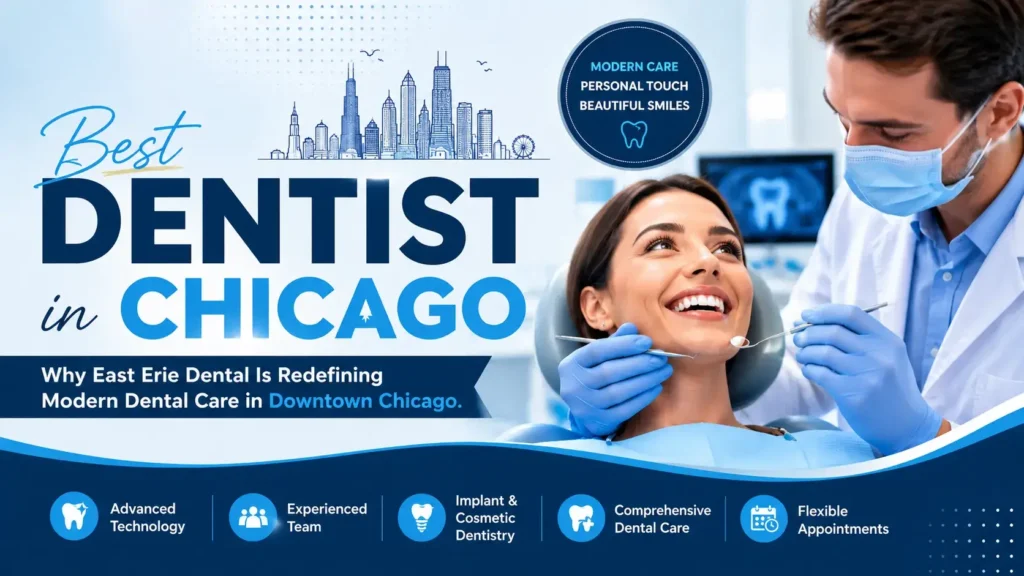 Best Dentist in Chicago Why East Erie Dental Is Redefining Modern Dental Care in Downtown Chicago