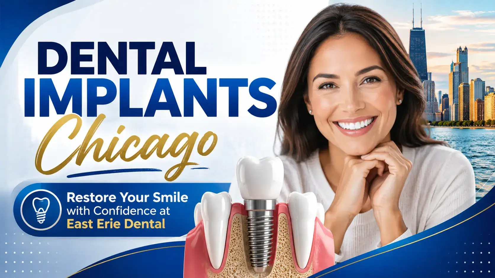 Dental Implants Chicago Restore Your Smile with Confidence at East Erie Dental Dental Implants Chicago Restore Your Smile with Confidence at East Erie Dental