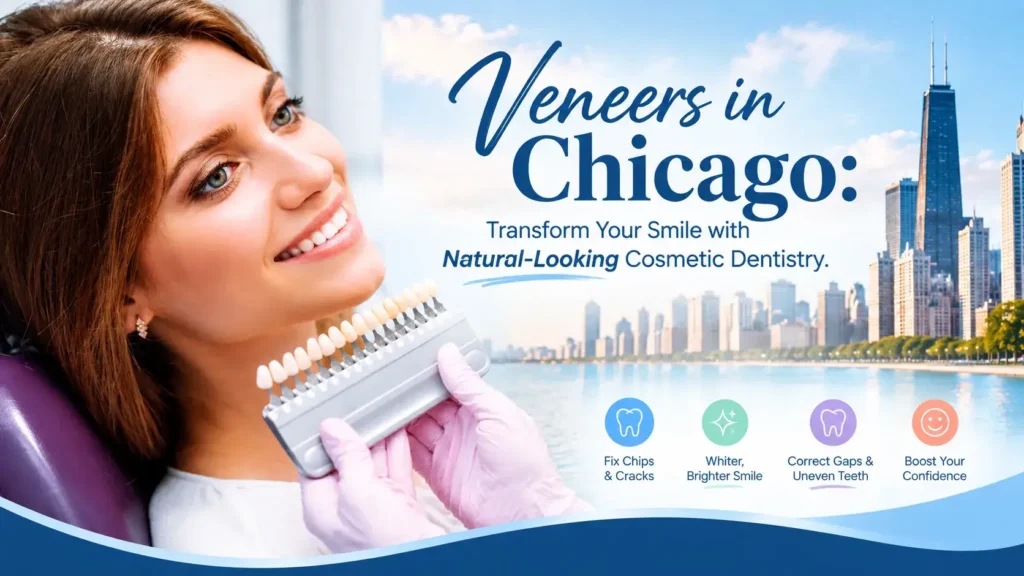 Veneers in Chicago Transform Your Smile with Natural-Looking Cosmetic Dentistry