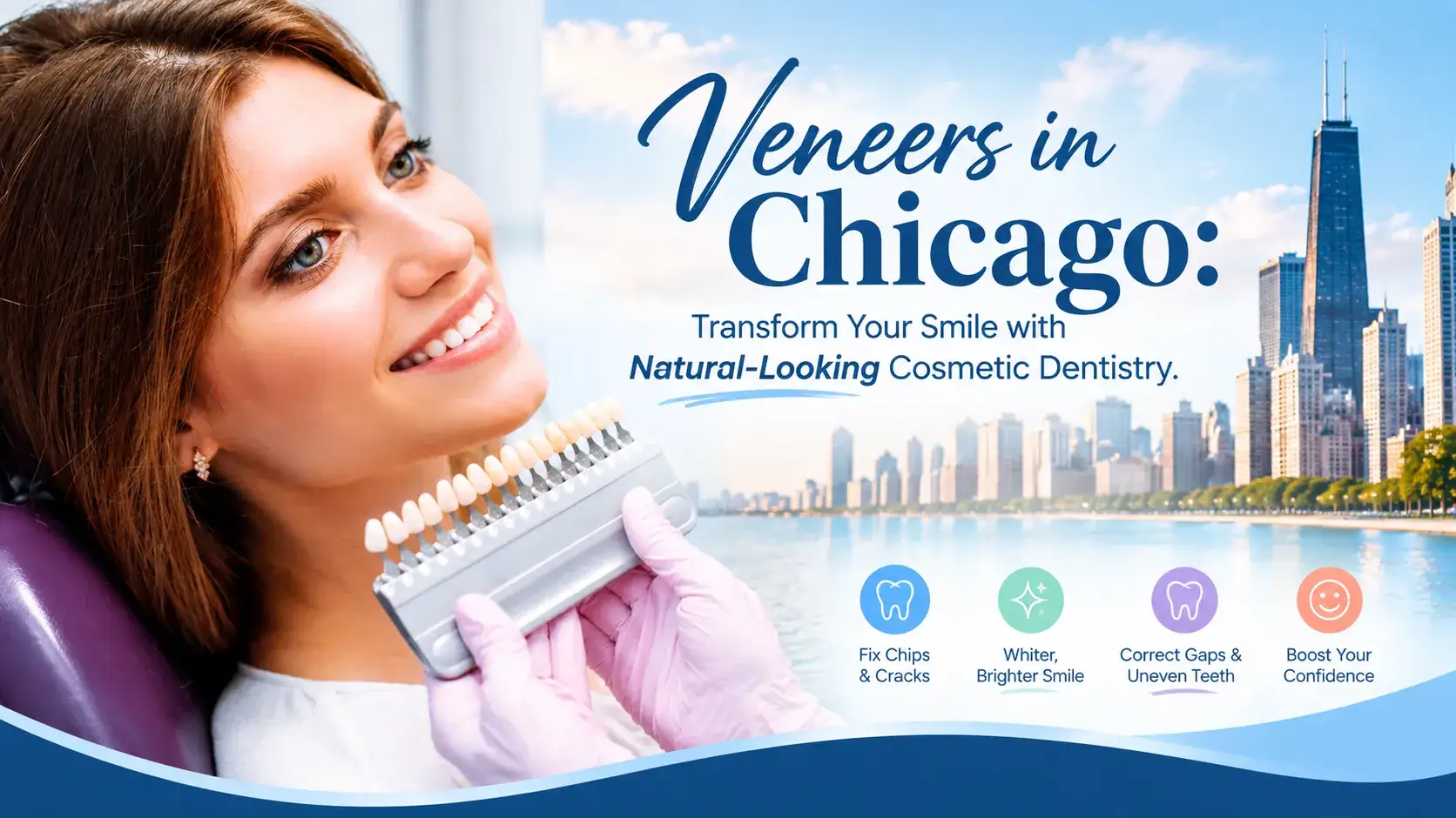 Veneers in Chicago: Transform Your Smile with Natural-Looking Cosmetic Dentistry Veneers in Chicago Transform Your Smile with Natural-Looking Cosmetic Dentistry